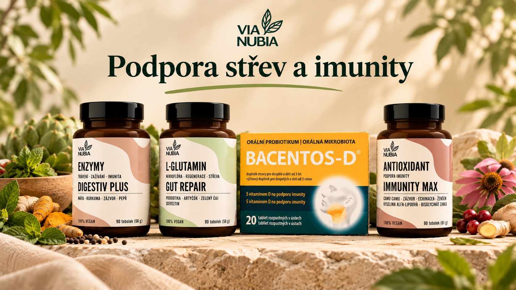 ViaNubia - Blog - Podpora střev a imunity Vega Nubia